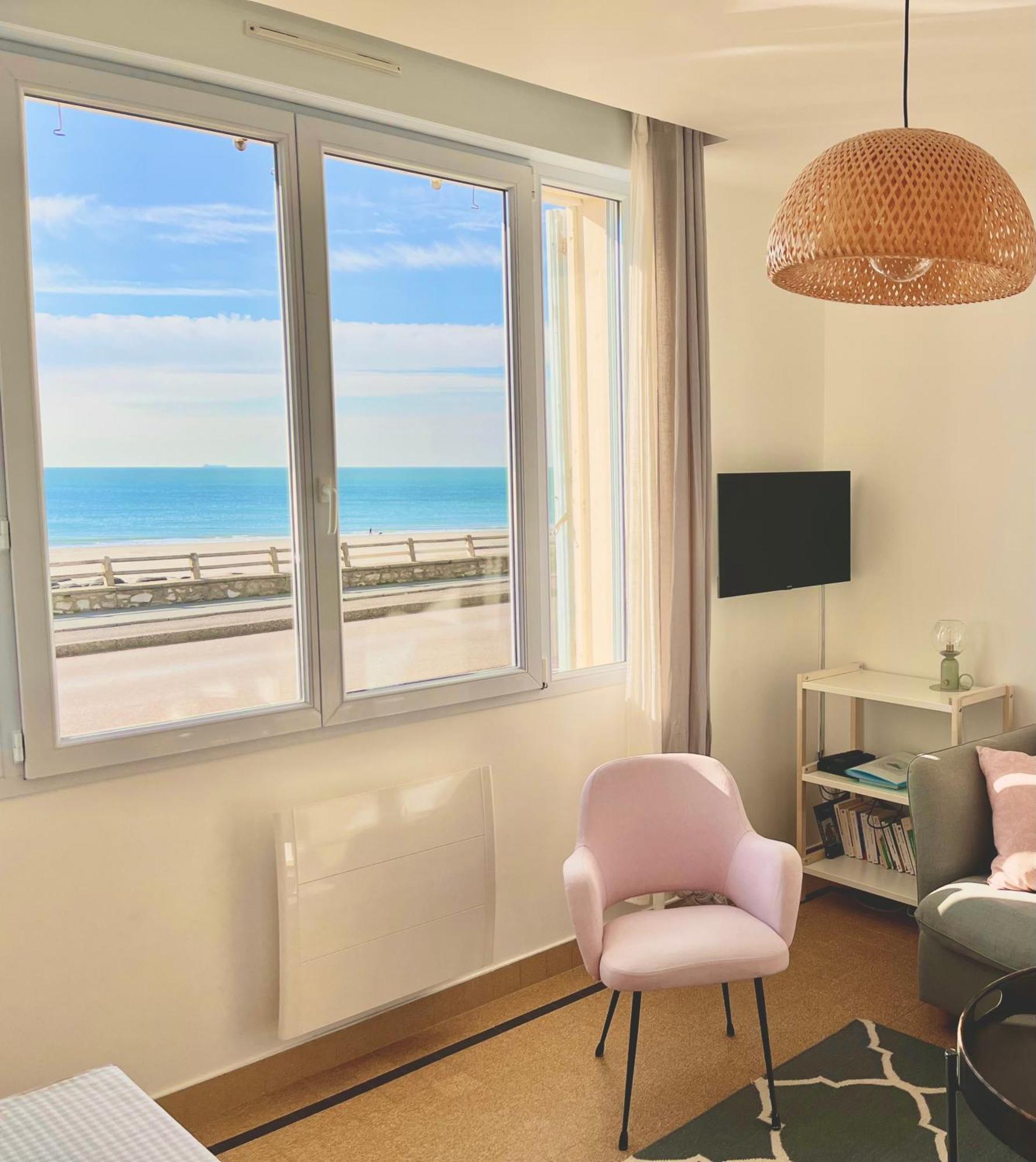 La Maison - Ambleteuse - Vue Sur Mer Et Jardin Exterior foto